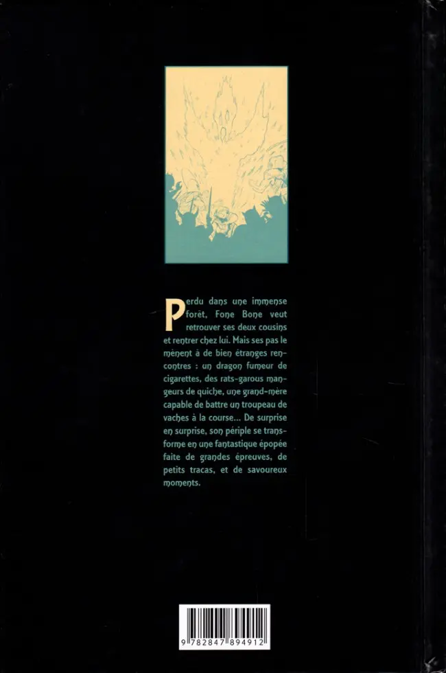 Verso de l'album Bone Tome 11 La couronne d'aiguilles