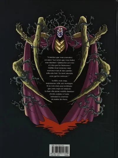 Verso de l'album La Belle et la Bête
