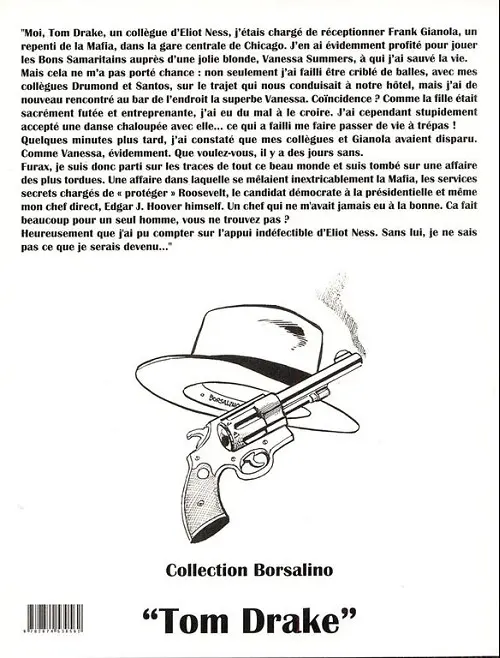 Verso de l'album Tom Drake Tome 5 La fausse blonde