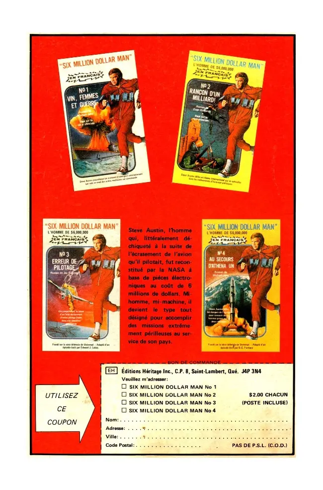 Verso de l'album Rawhide Kid N° 61 Le fusil et la flèche