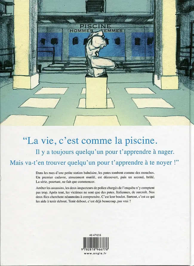 Verso de l'album Les Brûlures