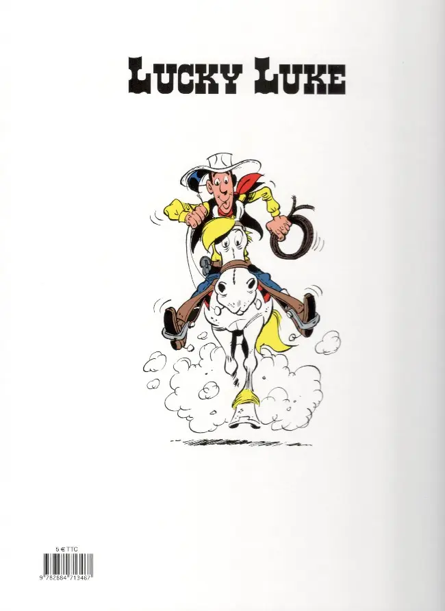 Verso de l'album Lucky Luke Tome 44 La Guérison des Dalton