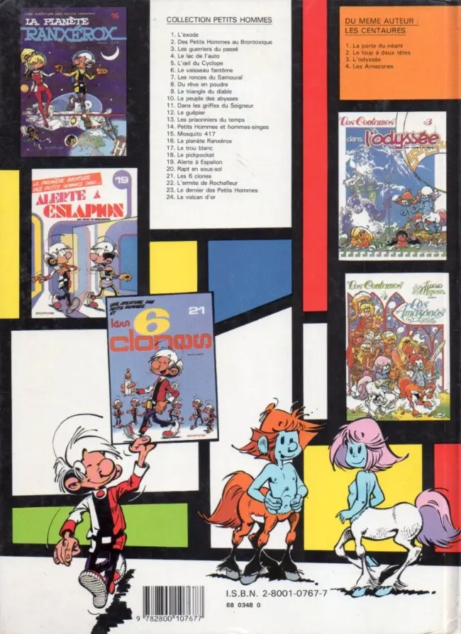 Verso de l'album Les Petits hommes Tome 12 Le guêpier