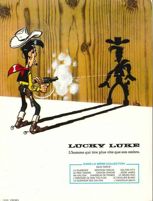 Verso de l'album Lucky Luke Tome 38 Ma Dalton