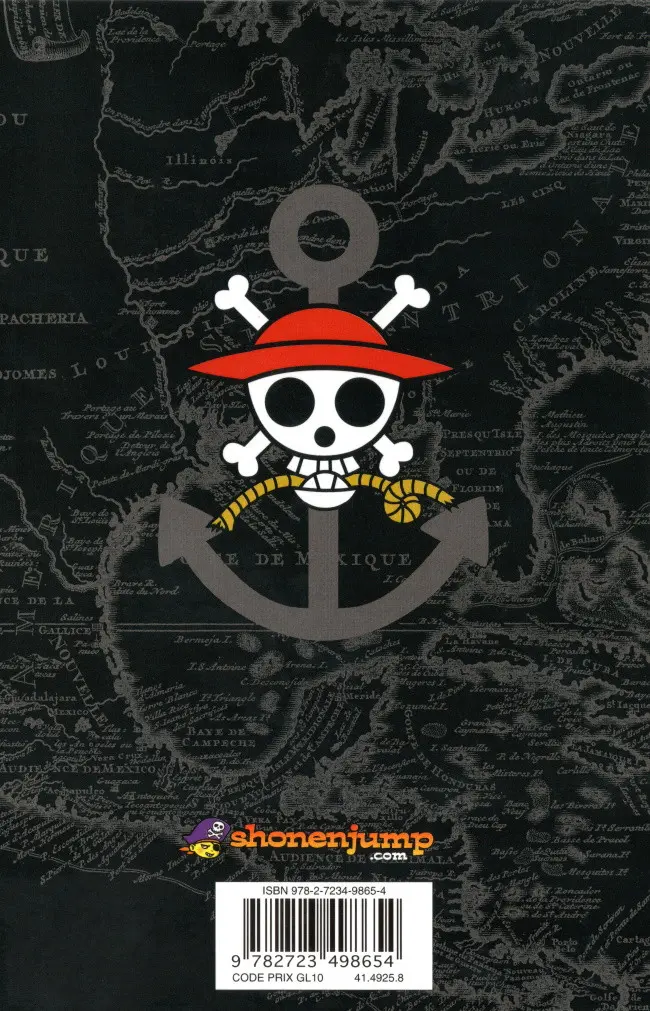 Verso de l'album One Piece Tome 37 Monsieur Tom