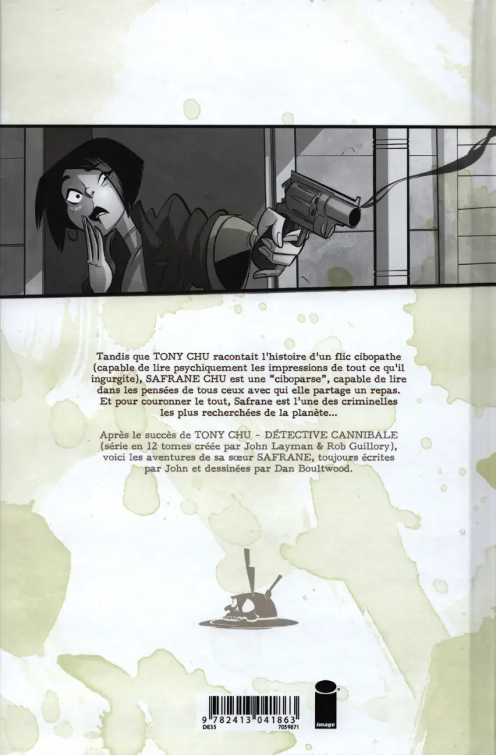 Verso de l'album Safrane Chu Tome 1