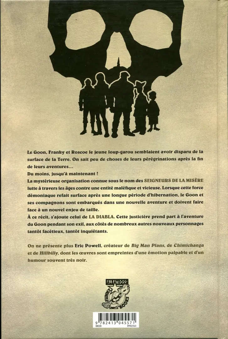 Verso de l'album The Goon Les seigneurs de la misère