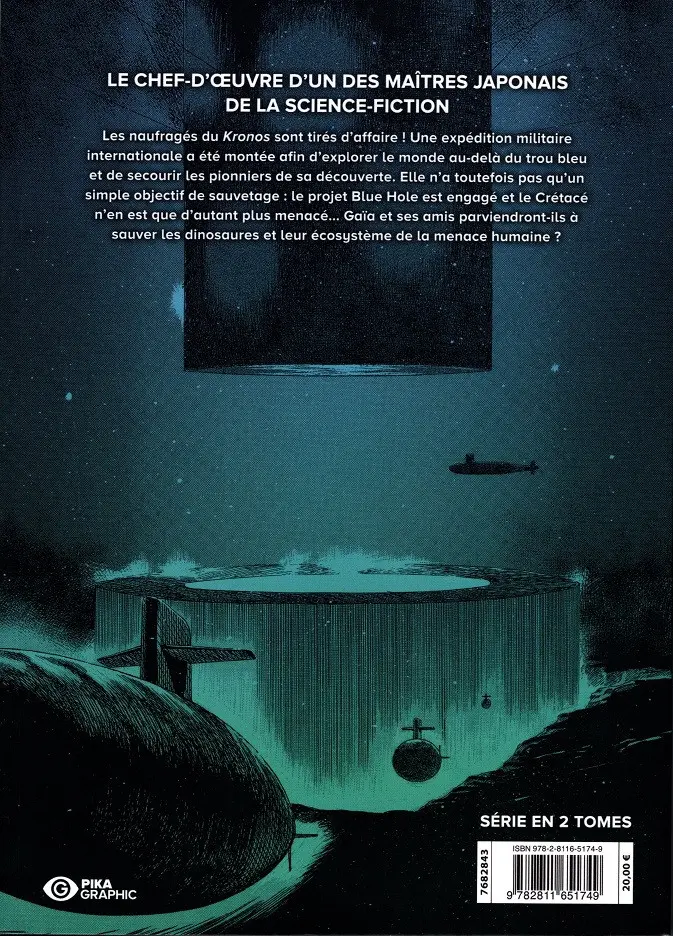 Verso de l'album Blue Hole 2
