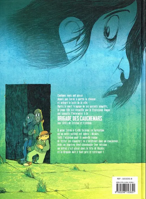 Verso de l'album La Brigade des cauchemars Tome 2 Nicolas