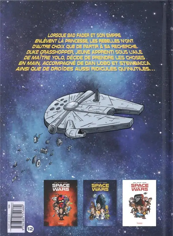 Verso de l'album Space Wars 2