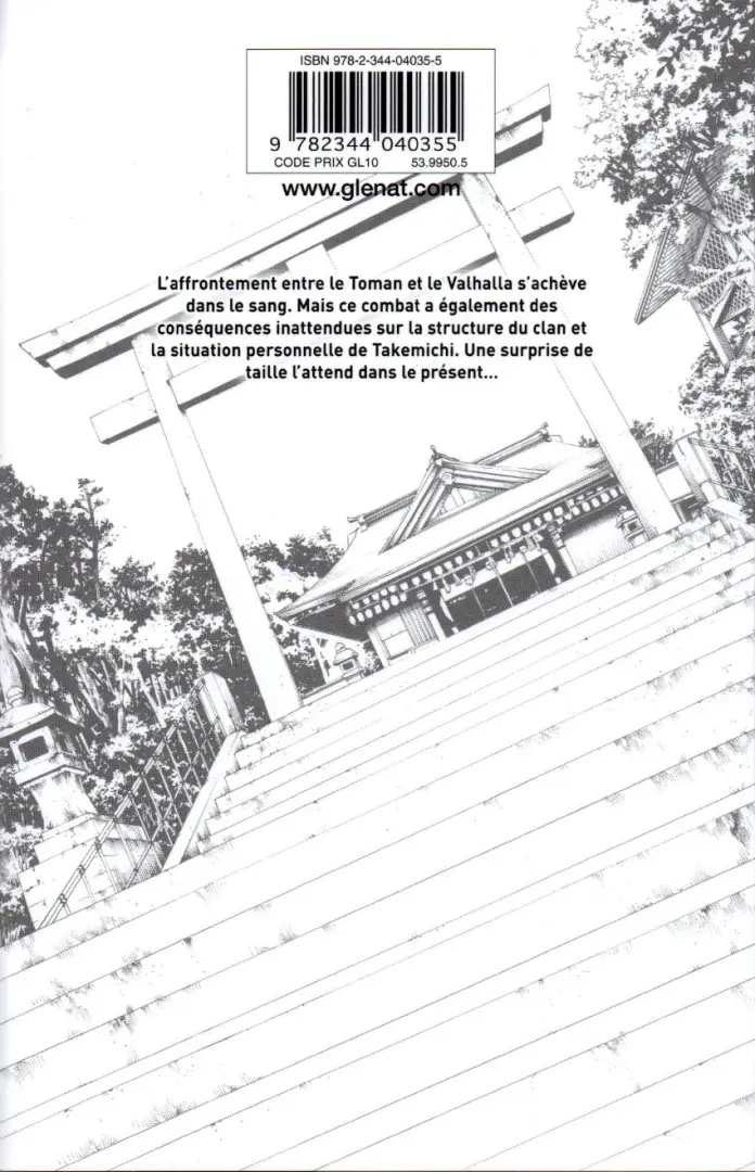 Verso de l'album Tokyo Revengers 8