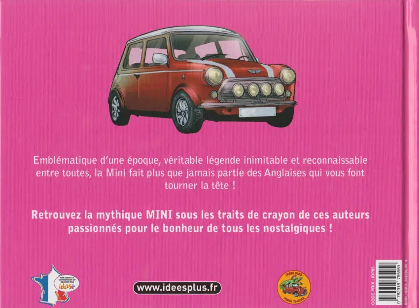 Verso de l'album Vieux Tacots Tome 12 La mini, l'histoire d'une légende