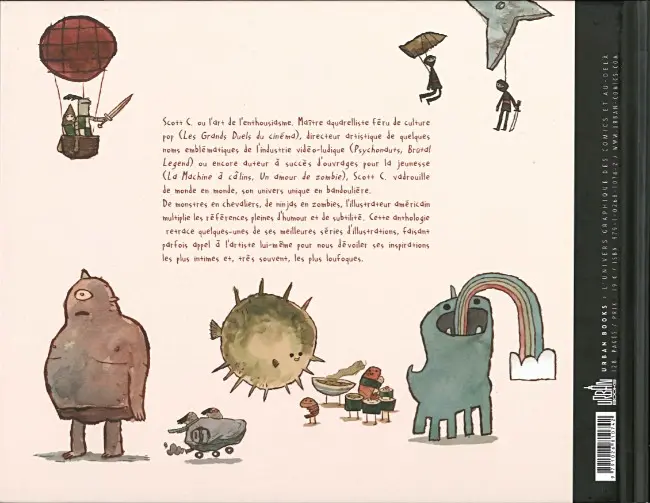 Verso de l'album Amazing Everything Le monde merveilleux de Scott C.