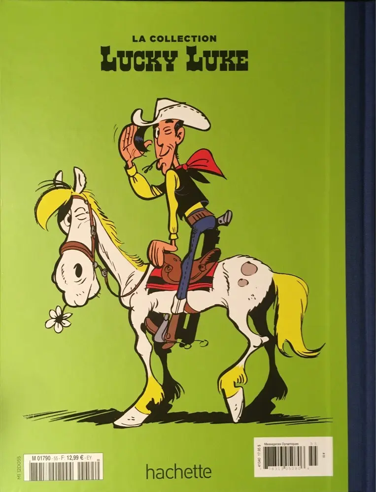 Verso de l'album Lucky Luke La collection Tome 55 L'amnésie des Dalton