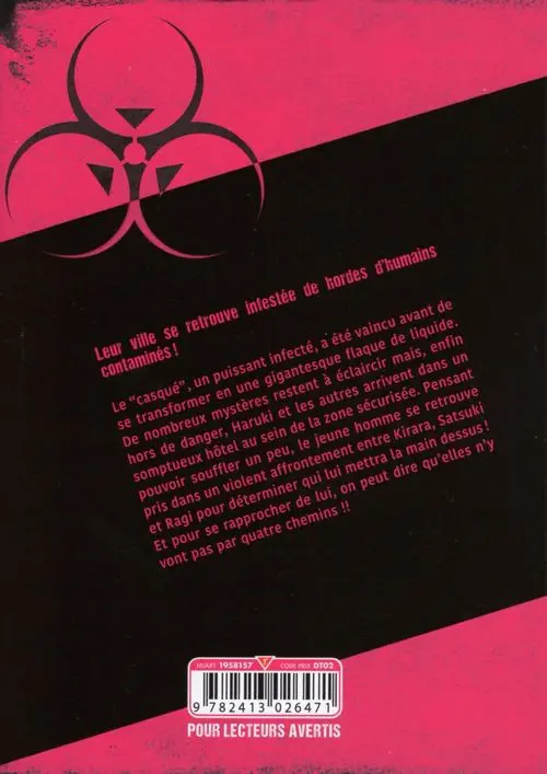 Verso de l'album Infection 9
