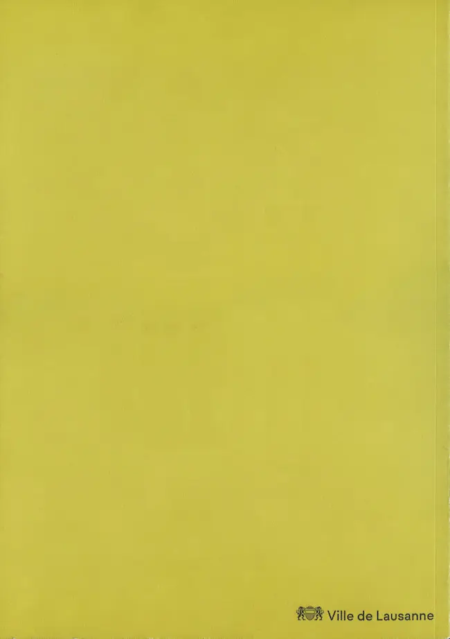Verso de l'album Lausanne imaginée