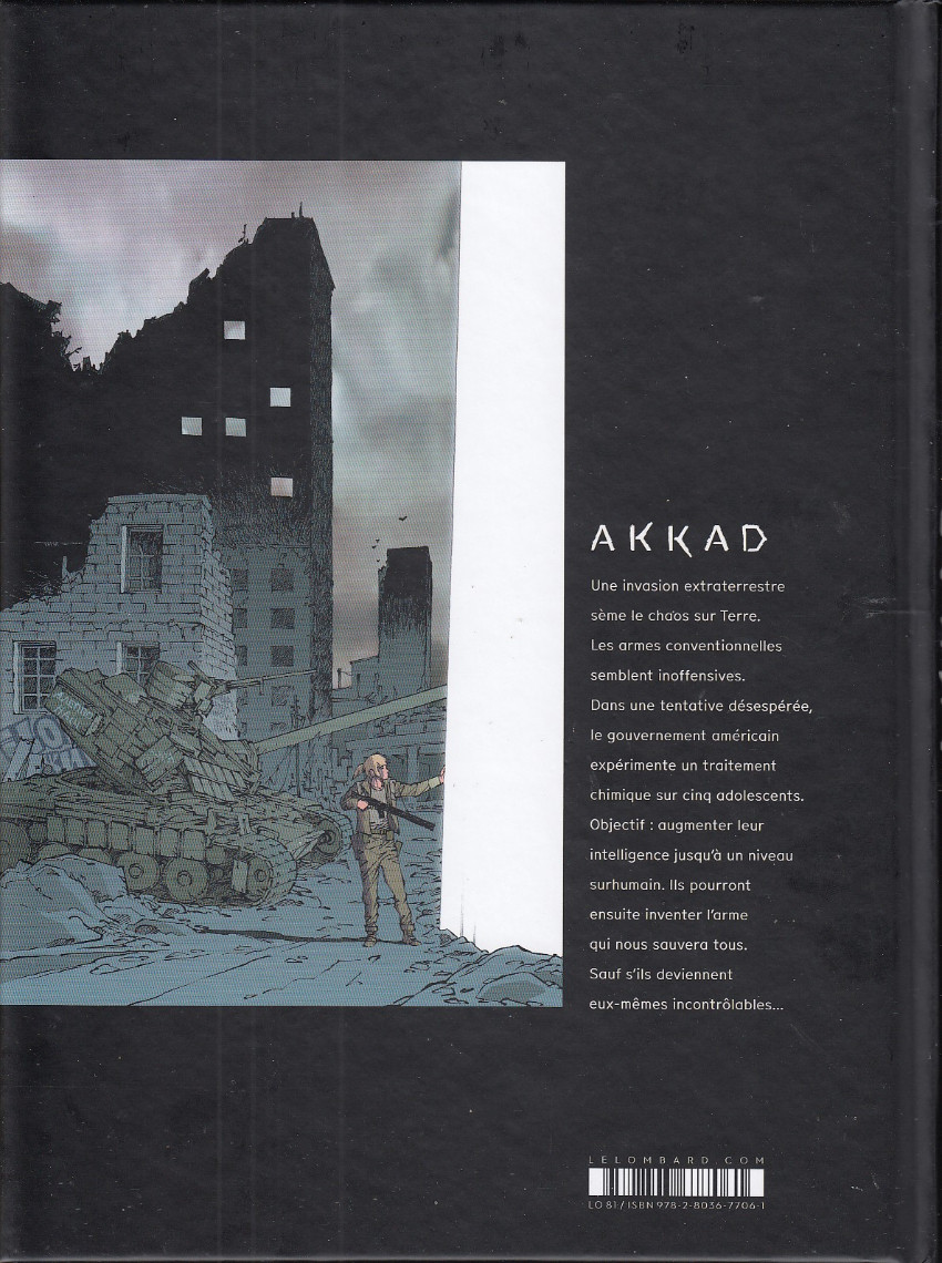 Verso de l'album Akkad