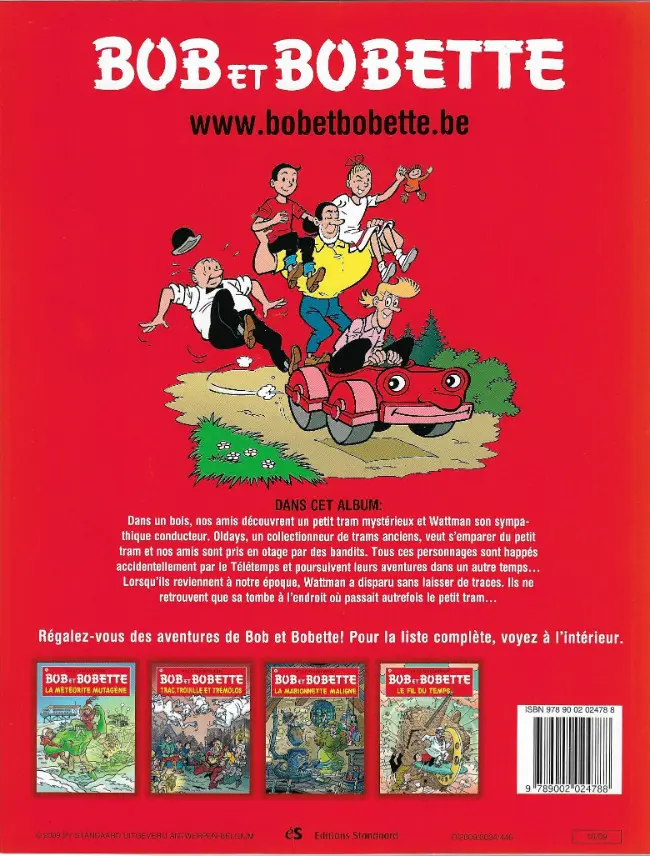 Verso de l'album Bob et Bobette Tome 71 Wattman