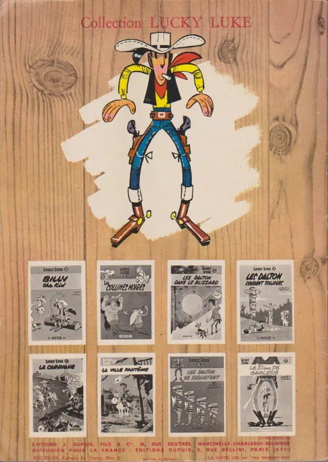 Verso de l'album Lucky Luke Tome 24 La caravane