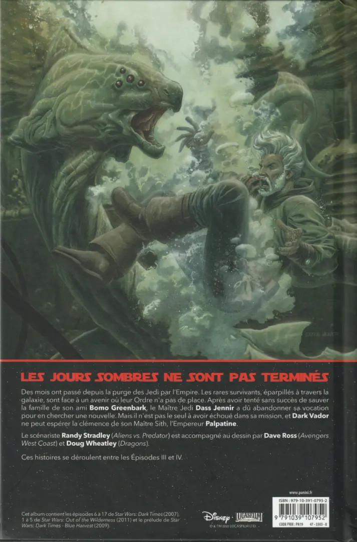 Verso de l'album Star Wars - L'Empire Tome 2