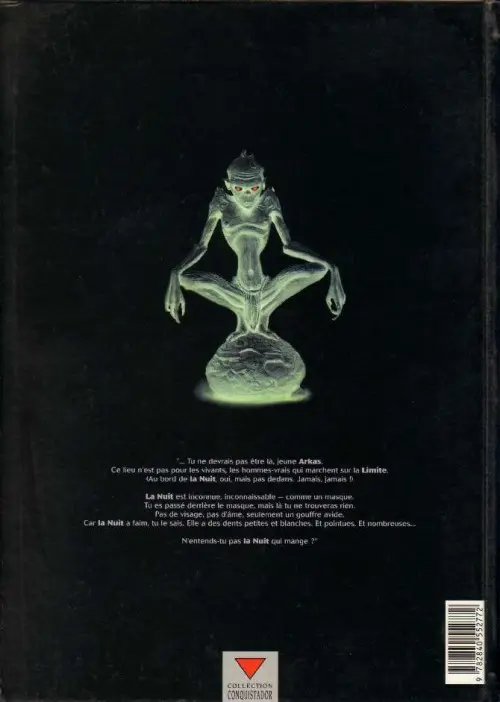 Verso de l'album Chroniques de la terre fixe Nocturnes