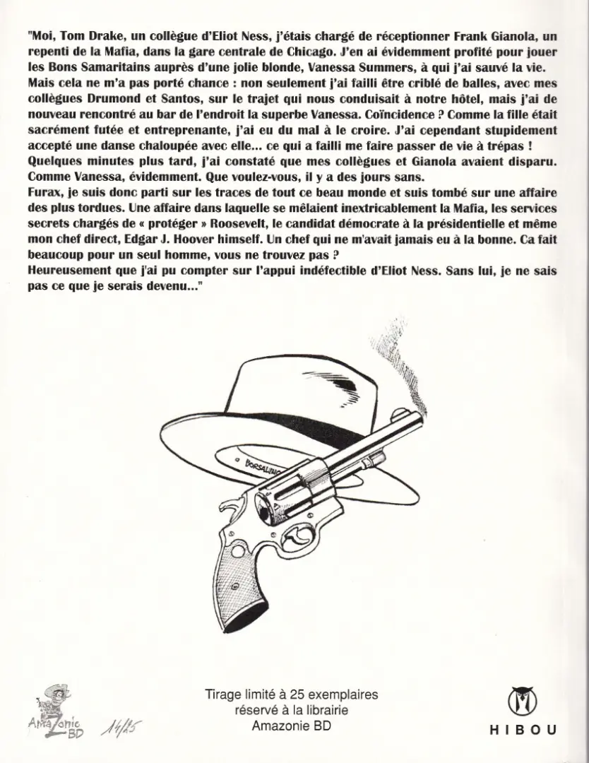 Verso de l'album Tom Drake Tome 5 La fausse blonde