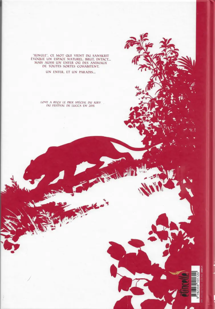 Verso de l'album Love Tome 1 Le tigre