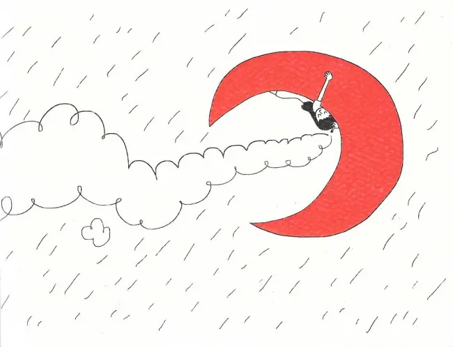 Verso de l'album Cigarettes & Red Moon