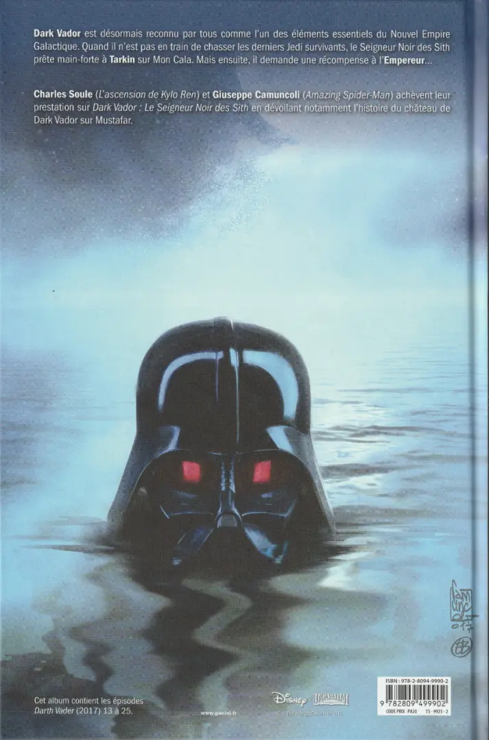 Verso de l'album Star Wars - Dark Vador : Le Seigneur noir des Sith La Forteresse de Vador