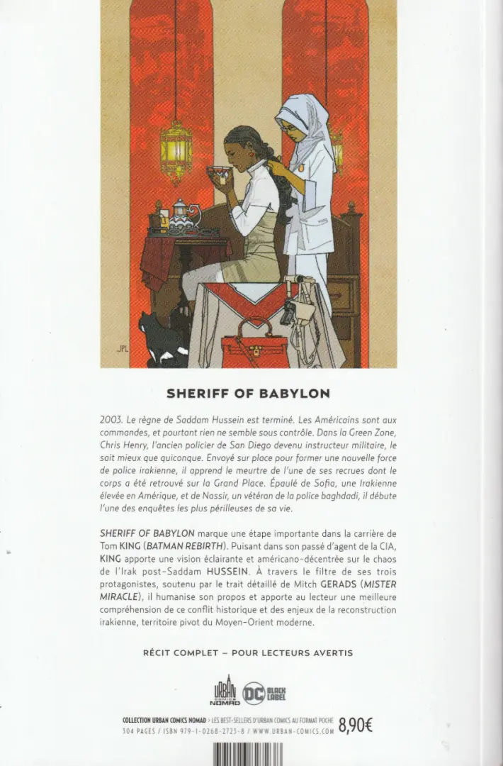 Verso de l'album Sheriff of Babylon