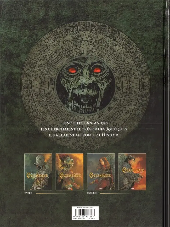 Verso de l'album Conquistador Tome IV