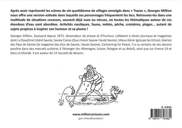 Verso de l'album lacs