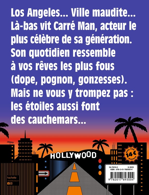 Verso de l'album Carré Man 1 Roi du show-biz
