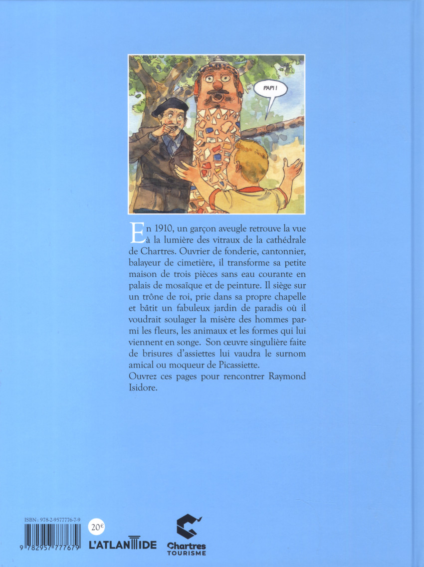 Verso de l'album Picassiette