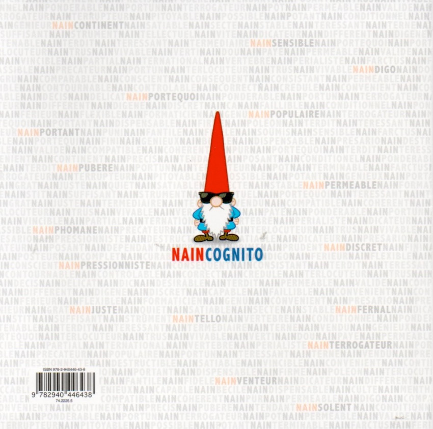 Verso de l'album NainConnu