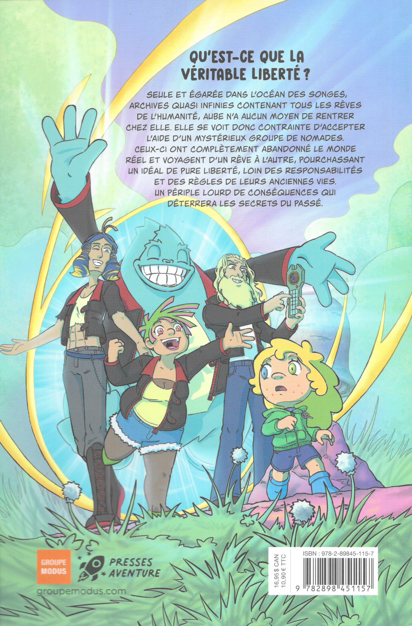 Verso de l'album Aube du monde des rêves Acte 5 Les nomades de l'océan des songes