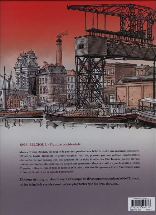 Verso de l'album Ennemis de sang Tome 1 Les Moissons Funestes
