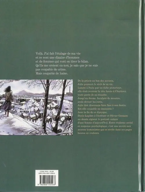 Verso de l'album La Femme accident Seconde partie