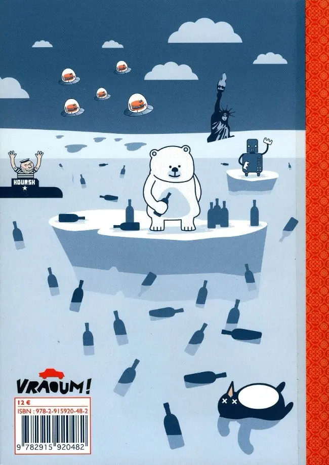 Verso de l'album Fernand the Polar Beer