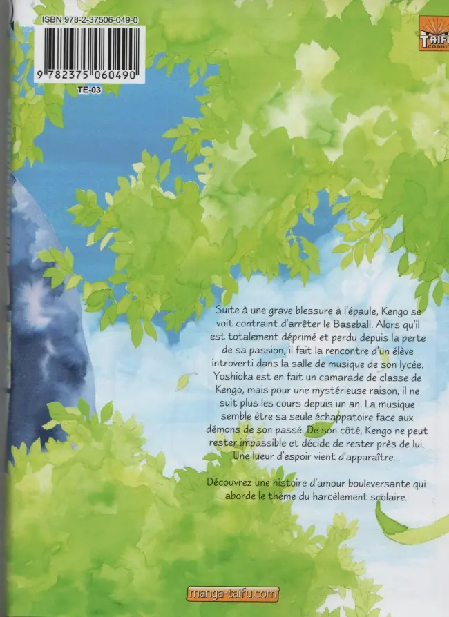 Verso de l'album The First love melt in ultramarine