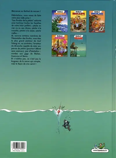 Verso de l'album Les Fondus Tome 5 Les fondus de la pêche