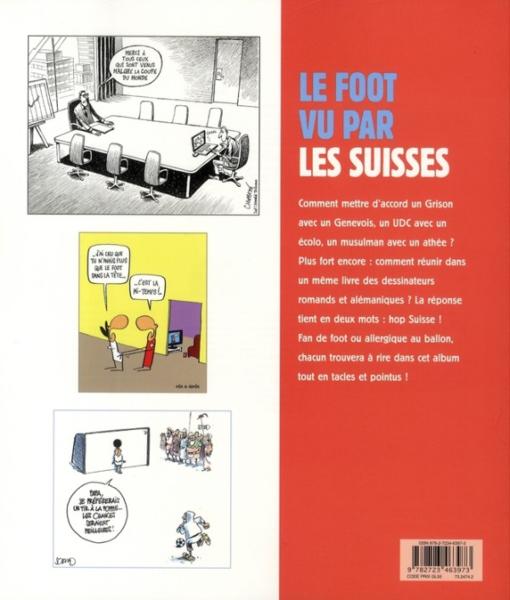 Verso de l'album Le Foot vu par les Suisses