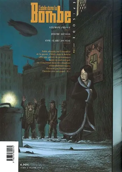Verso de l'album L'Idole dans la bombe Épisode 1