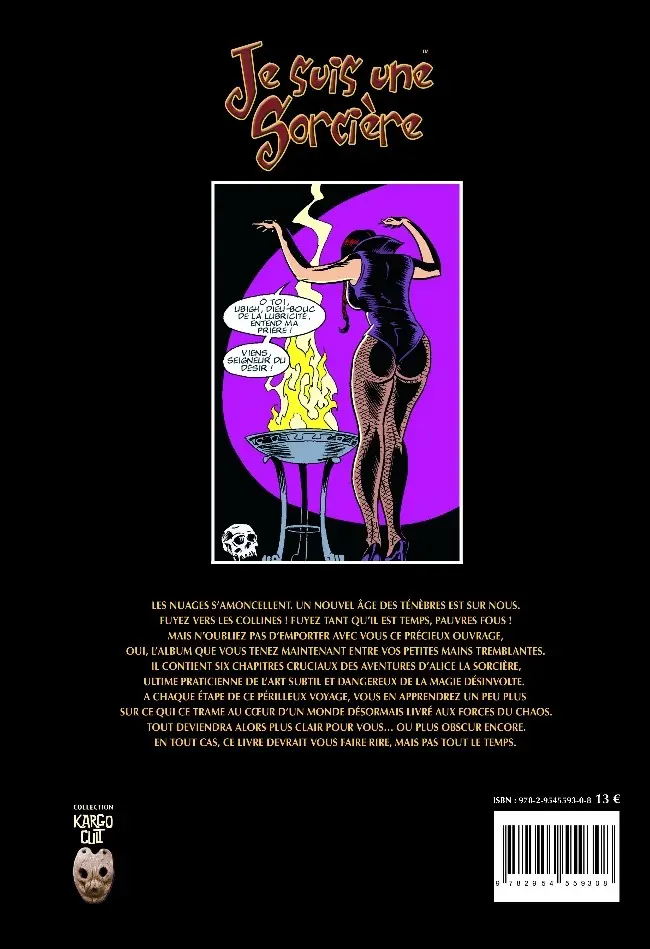 Verso de l'album Je suis une sorcière Tome 4 Pandaemonia