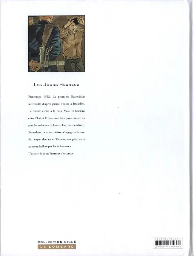 Verso de l'album Les Jours Heureux Tome 1 Expo 58