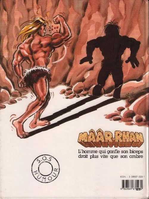 Verso de l'album Mââr-Rhan Attention Mââr-Rhan... veut faire évoluer l'humanité !
