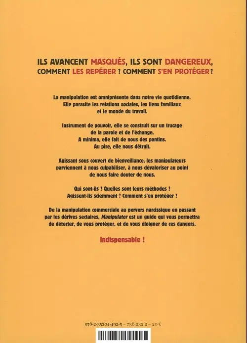 Verso de l'album Manipulator