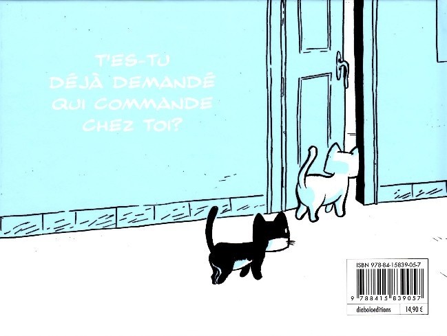 Verso de l'album Miaou 1