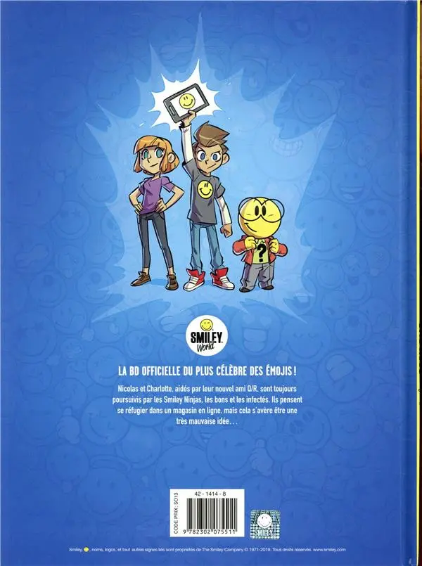 Verso de l'album Le Monde des Smileys Tome 2 Les Infectés
