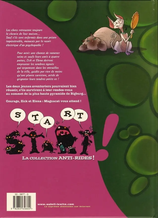 Verso de l'album Monster Allergy Tome 3 Magnacat